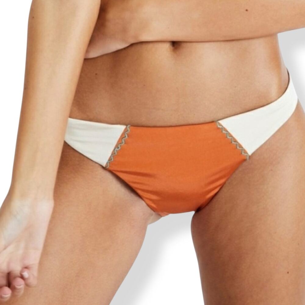 Banana Moon women's orange Woka Monteros cheeky style bikini bottoms Medium